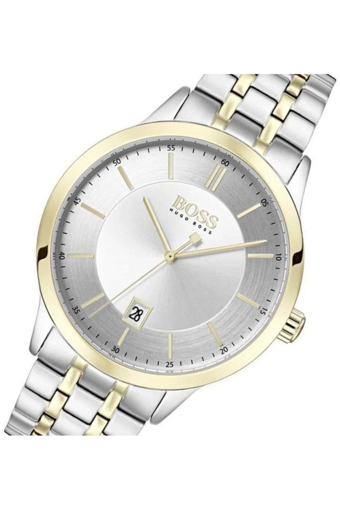 Buy Hugo Boss Mens Chronograph Quartz Stainless Steel Silver Dial 41mm Watch - 1513687 in Pakistan