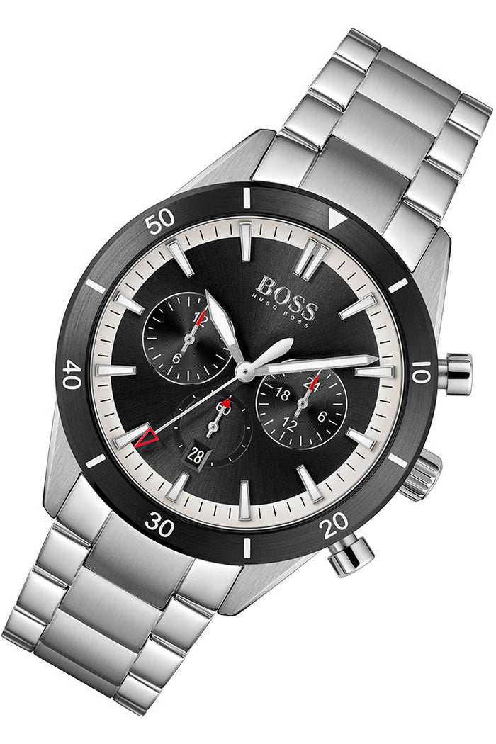 Buy Hugo Boss Mens Quartz Stainless Steel Black Dial 44mm Watch - 1513862 in Pakistan
