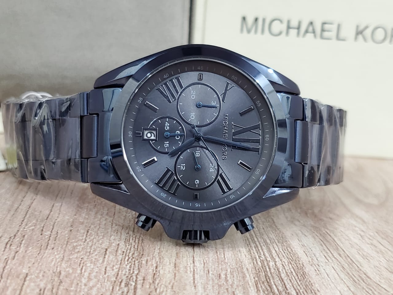 Buy Michael Kors Mens Chronograph Quartz Stainless Steel Blue Dial 42mm Watch - Mk6248 in Pakistan