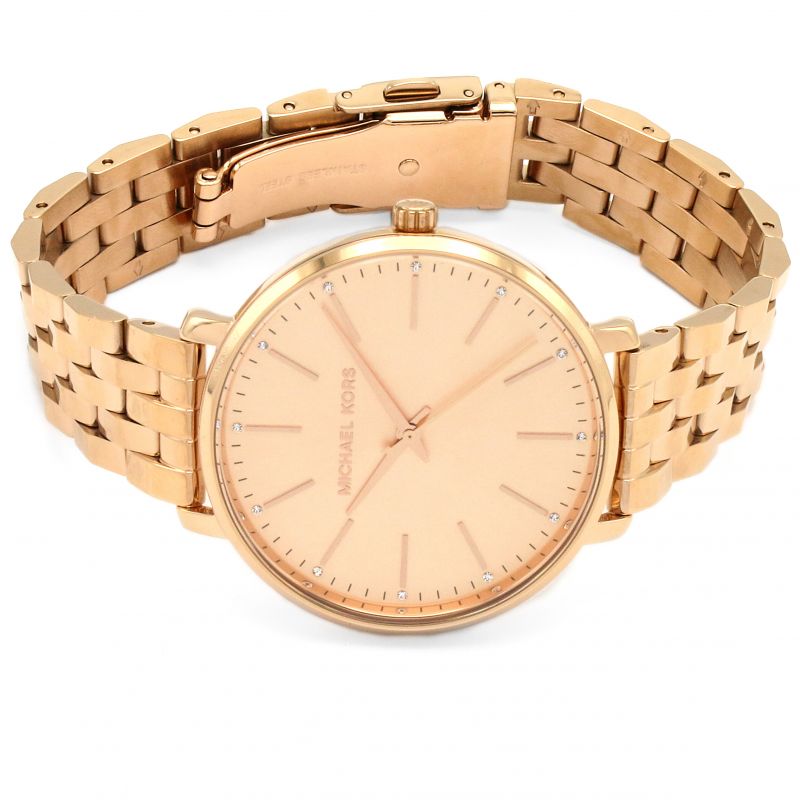 Buy Michael Kors Women's Pyper Three-hand Rose Gold-tone Stainless Steel Watch - Mk3897 in Pakistan