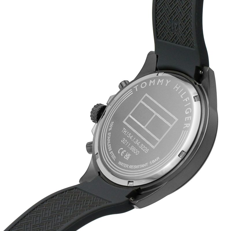 Buy Tommy Hilfiger Max White Dial Grey Rubber Strap Watch for Men - 1791972 in Pakistan