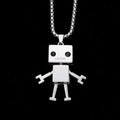 Buy Orb & Gravel Trendy Robot Chain Silver in Pakistan