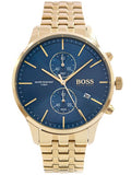 Buy Hugo Boss Mens Chronograph Stainless Steel Blue Dial 42mm Watch - 1513841 in Pakistan
