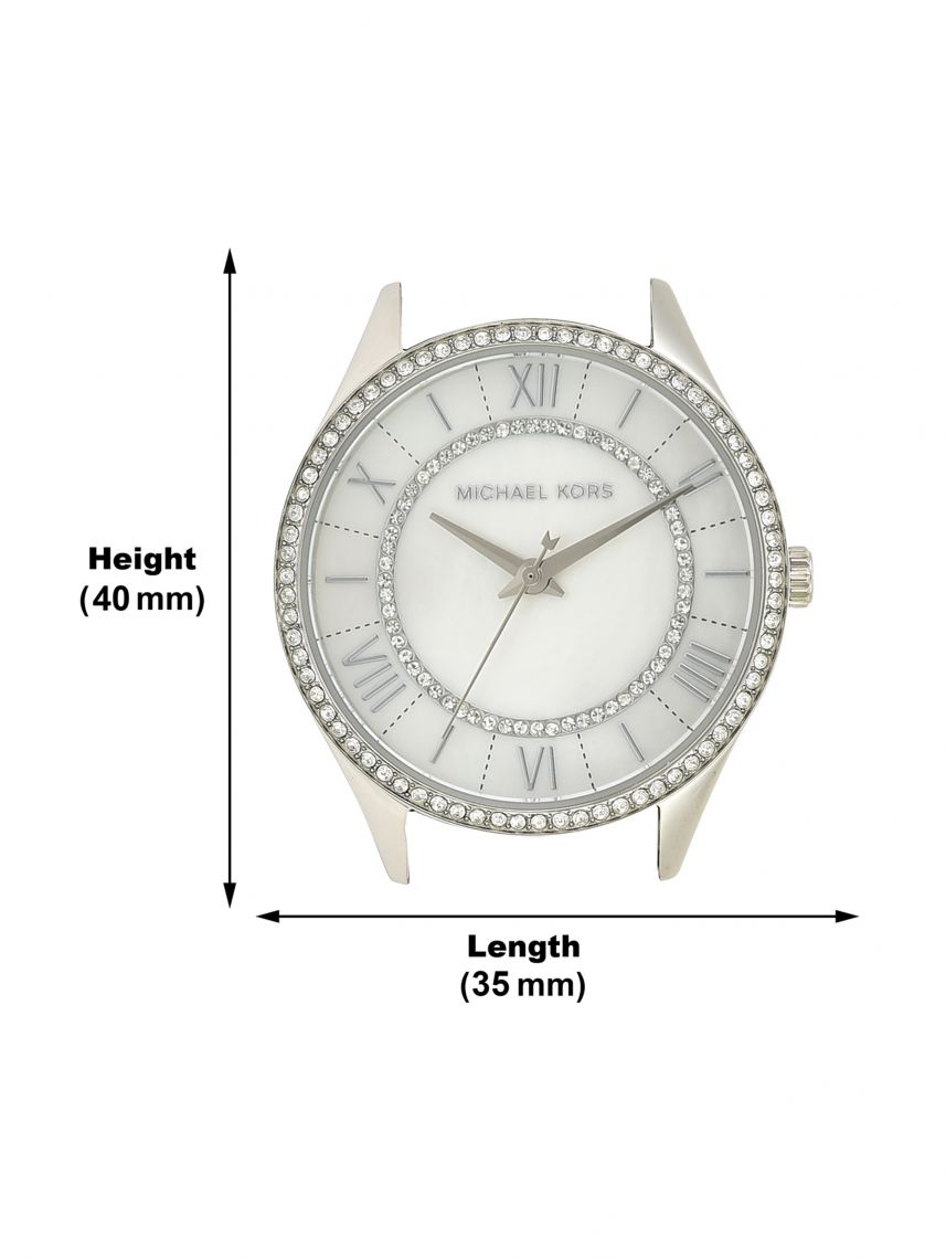 Buy Michael Kors Lauryn Crystal Mother Of Pearl Dial Silver Steel Strap Ladies Watch - Mk3900 in Pakistan
