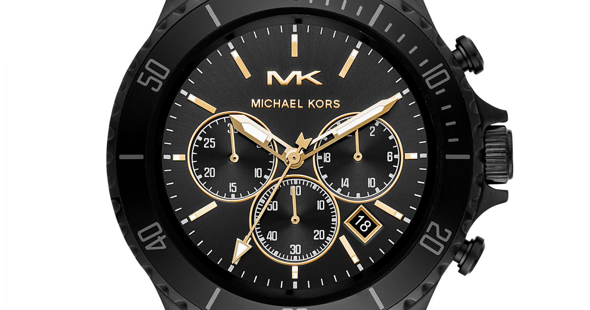 Buy Michael Kors Mens Chronograph Stainless Steel Black Dial 44mm Watch - Mk8750 in Pakistan
