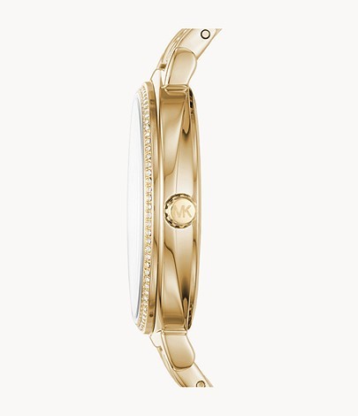 Buy Michael Kors Women’s Quartz Stainless Steel Gold Dial 38mm Watch - MK3681 in Pakistan