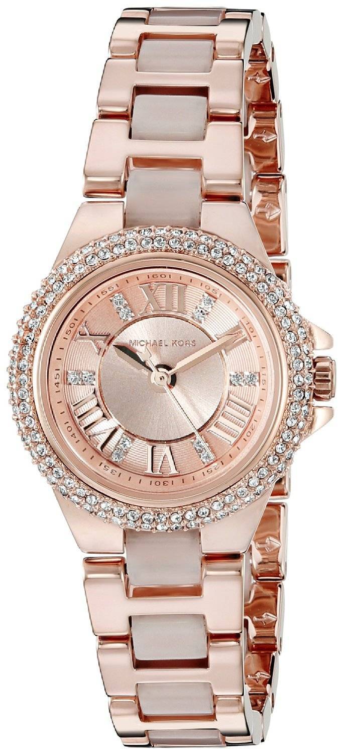 Buy Michael Kors Camille Rose Gold Dial Rose Gold Steel Strap Watch for Women - MK4292 in Pakistan