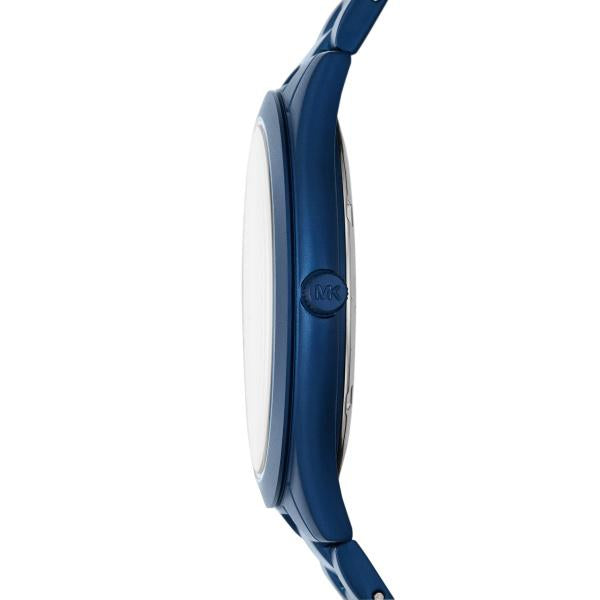 Buy Michael Kors Slim Runway Navy Blue Dial Blue Stainless Steel Strap Unisex Watch - Mk4503 in Pakistan