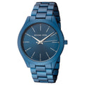 Buy Michael Kors Slim Runway Navy Blue Dial Blue Stainless Steel Strap Unisex Watch - Mk4503 in Pakistan