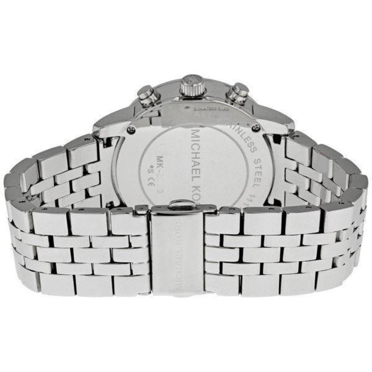 Buy Michael Kors Chronograph Mother Of Pearl Dial Silver Strap Ladies Watch - Mk5020 in Pakistan