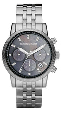Buy Michael Kors Jet Set Blue Mother of Pearl Dial Silver Steel Strap Watch for Women - MK5021 in Pakistan