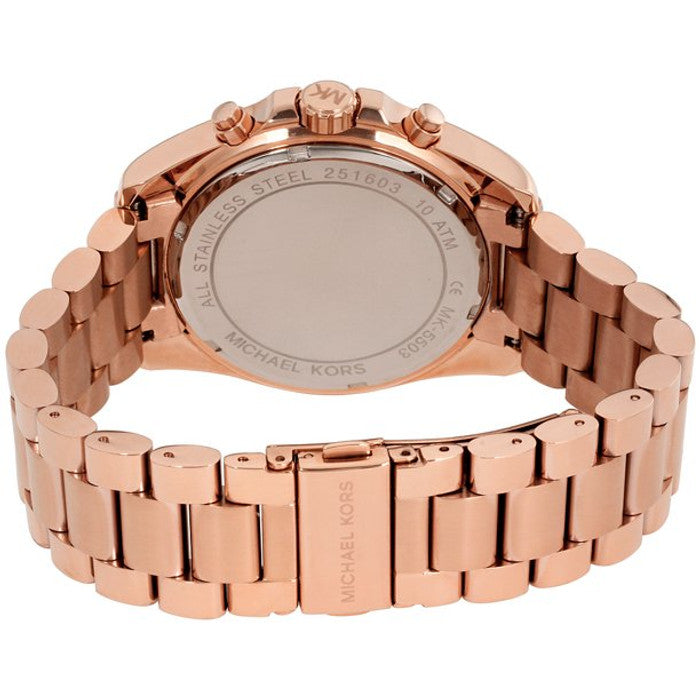 Buy Michael Kors Womens Quartz Stainless Steel Rose Gold Dial 43mm Watch - Mk5503 in Pakistan