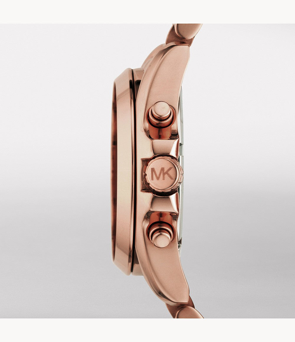 Buy Michael Kors Womens Quartz Stainless Steel Rose Gold Dial 43mm Watch - Mk5503 in Pakistan