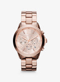 Buy Michael Kors Runway Rose Gold Stainless Steel Rose Gold Dial Chronograph Quartz Watch For Ladies - Mk5778 in Pakistan