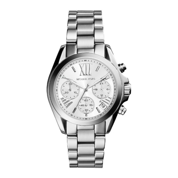 Buy Michael Kors Womens Chronograph Quartz Stainless Steel Silver Dial 34mm Watch - Mk6174 in Pakistan
