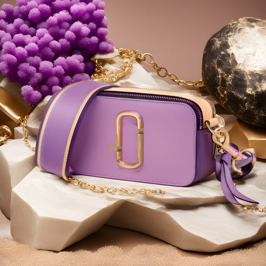 Buy Marc Jacobs The Snap Shot Bag Small - Violet Chacki in Pakistan