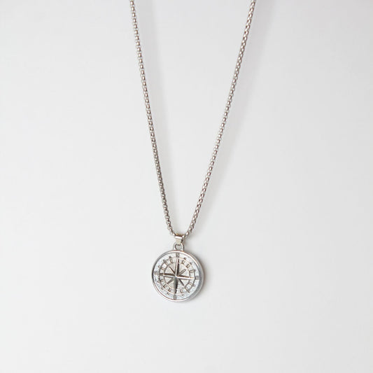 Buy Compass Pendant Silver in Pakistan