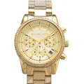 Buy Michael Kors Ritz Chronograph Gold Dial Gold Steel Strap Watch for Women - MK6356 in Pakistan