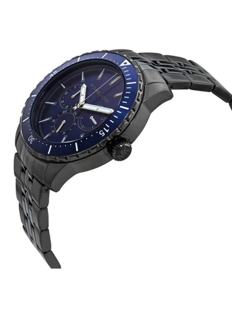 Buy Michael Kors Mens Chronograph Quartz Stainless Steel Blue Dial 44mm Watch - Mk7155 in Pakistan