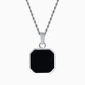Buy Onyx Tone Pendant White Black Necklace in Pakistan