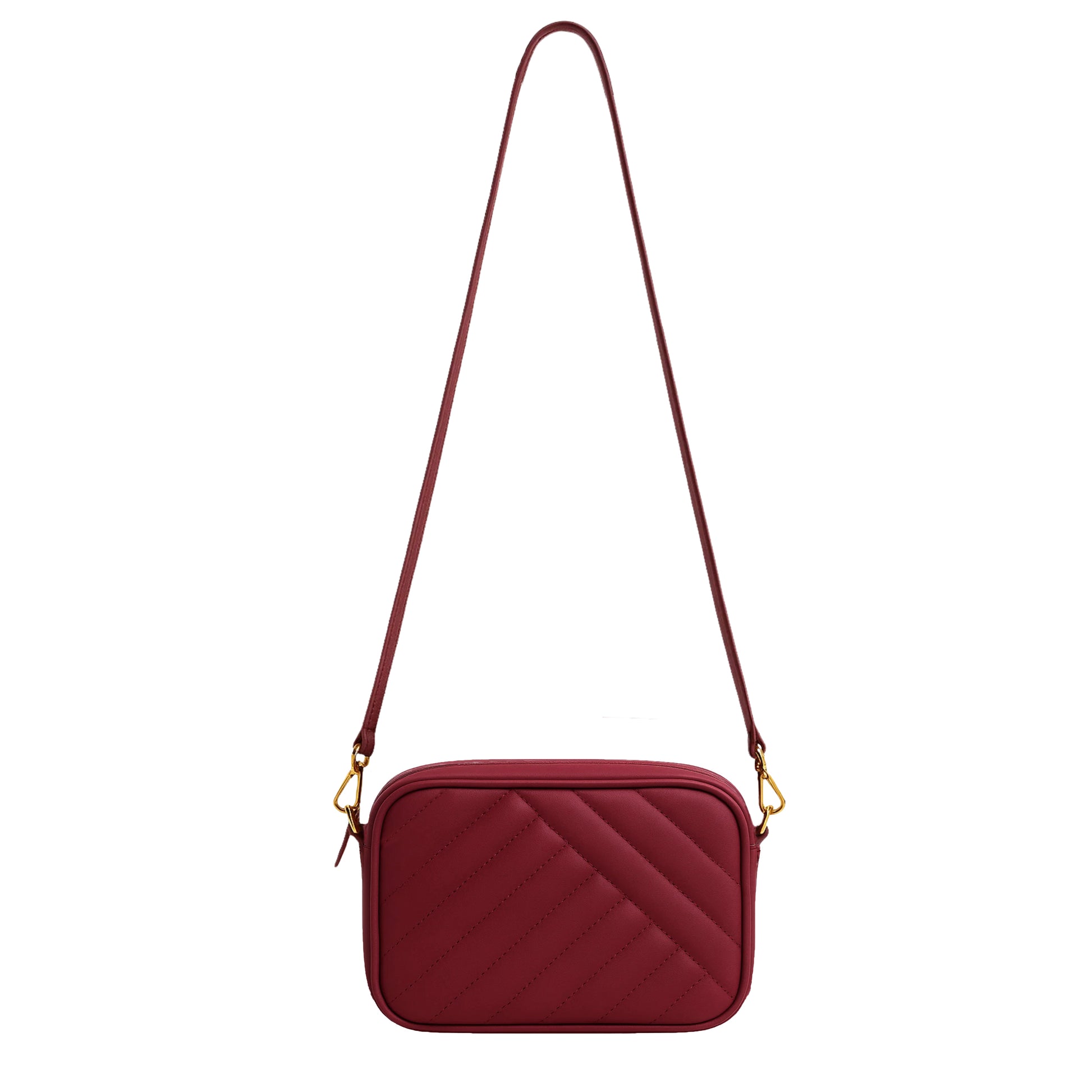 Buy Recta Crossbody Bag - Red Vine in Pakistan