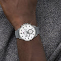 Buy Tommy Hilfiger Max White Dial Grey Rubber Strap Watch for Men - 1791972 in Pakistan