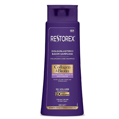 Buy Restorex - All Hair Types Volumizing Hair Care Shampoo 500ml in Pakistan
