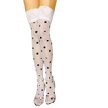 Buy Sajiero Polka Dots Women Leg Stocking White in Pakistan