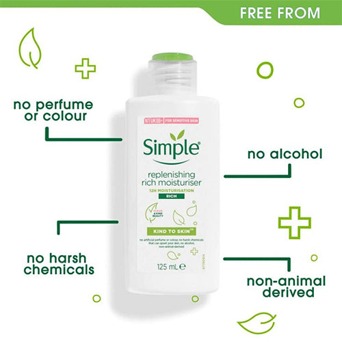 Buy Simple Replenishing Rich Moisturizer - 125ml in Pakistan