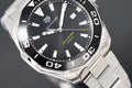 Buy Tag Heuer Aquaracer Black Dial Silver Steel Strap Watch for Men - WAY101A.BA0746 in Pakistan