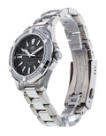 Buy Tag Heuer Aquaracer Black Mother of Pearl Dial with Diamonds Silver Steel Strap Watch for Women - WAY131P.BA0748 in Pakistan