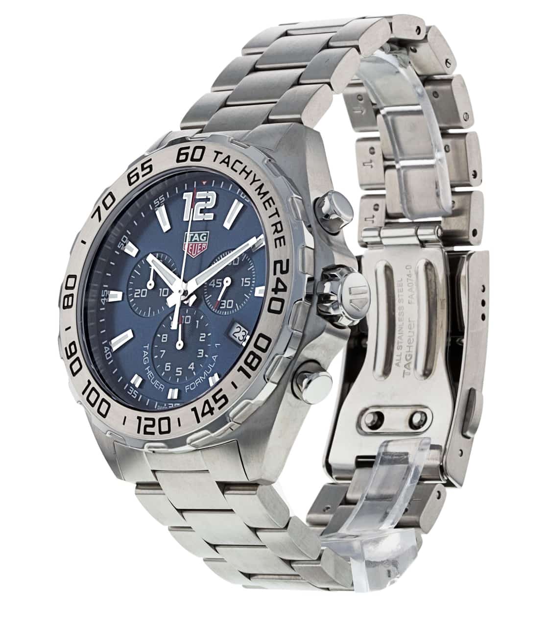 Buy Tag Heuer Formula 1 Chronograph Blue Dial Silver Steel Strap Watch for for Men - CAZ101K.BA0842 in Pakistan