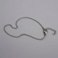 Buy Thin Cuban Curb Link Silver Bracelet 1.5MM in Pakistan
