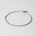 Buy Thin Cuban Curb Link Silver Bracelet 1.5MM in Pakistan