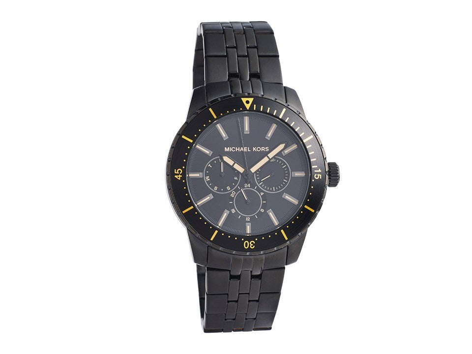 Buy Michael Kors Mens Chronograph Quartz Stainless Steel Black Dial 44mm Watch - Mk7157 in Pakistan