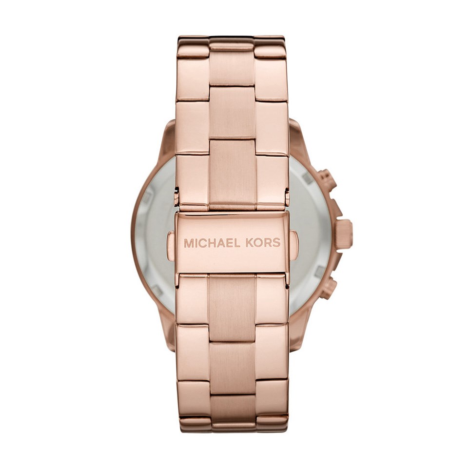 Buy Michael Kors Runway Rose Gold Stainless Steel Rose Gold Dial Chronograph Quartz Watch For Ladies - Mk5778 in Pakistan