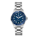 Buy Tag Heuer Aquaracer Blue Dial Silver Steel Strap Watch for Women - WAY131L.BA0748 in Pakistan
