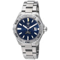 Buy Tag Heuer Aquaracer Blue Dial Silver Steel Strap Watch for Men - WAY2012.BA0927 in Pakistan