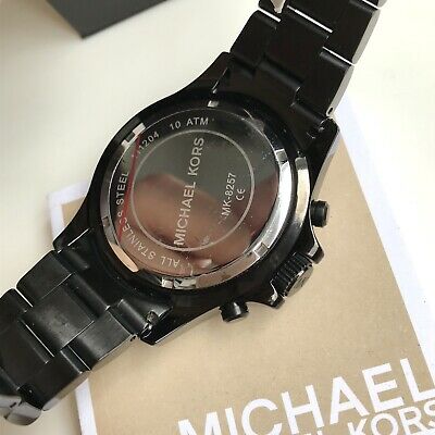 Buy Michael Kors Mens Stainless Steel Black Dial 45mm Watch - Mk8257 in Pakistan