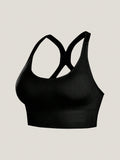 Buy SHEIN Yoga Sports Bra Wireless Gym Tops Underwear Cross Top Sports Tank Push Up Bras Hockproof Running Lingerie in Pakistan