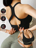 Buy SHEIN Yoga Sports Bra Wireless Gym Tops Underwear Cross Top Sports Tank Push Up Bras Hockproof Running Lingerie in Pakistan