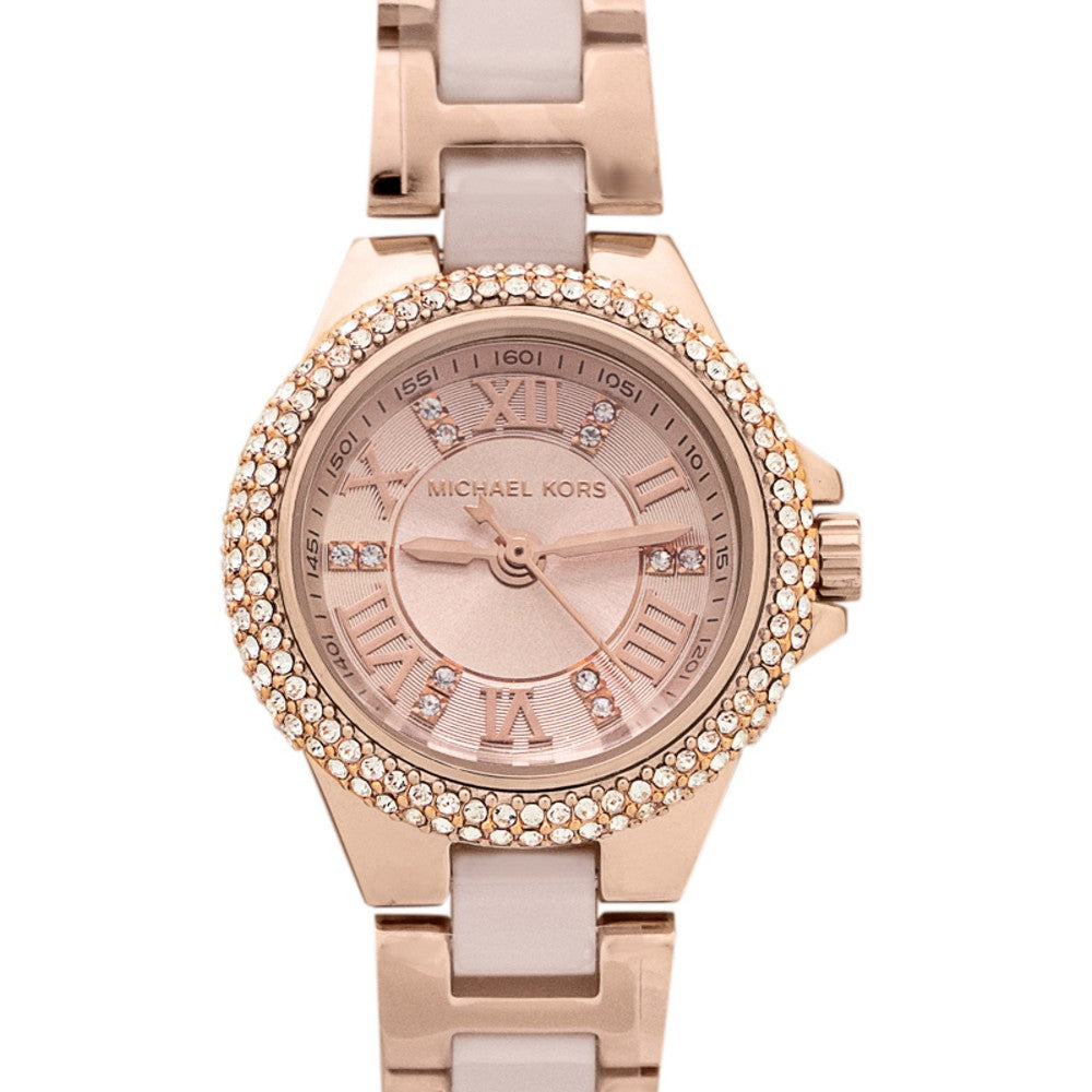 Buy Michael Kors Camille Rose Gold Dial Rose Gold Steel Strap Watch for Women - MK4292 in Pakistan