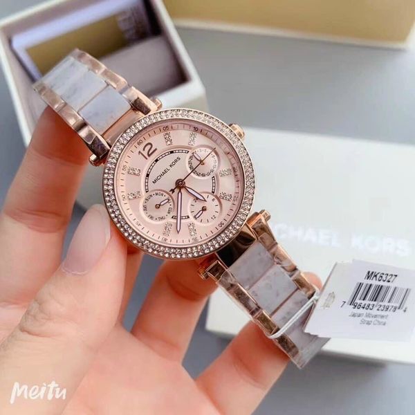 Buy Michael Kors Mini Parker Multi-function Gold Dial Ladies Watch - Mk6327 in Pakistan