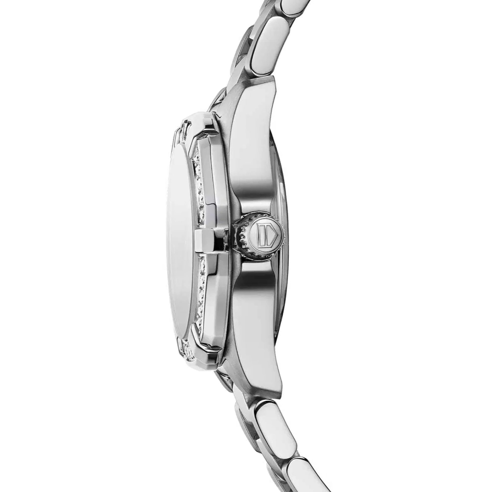 Buy Tag Heuer Aquaracer Blue Dial with Diamonds Silver Steel Strap Watch for Women - WAY131N.BA0748 in Pakistan