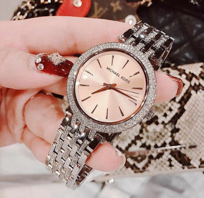 Buy Michael Kors Womens Quartz Stainless Steel Pink Dial 39mm Watch - Mk3218 in Pakistan