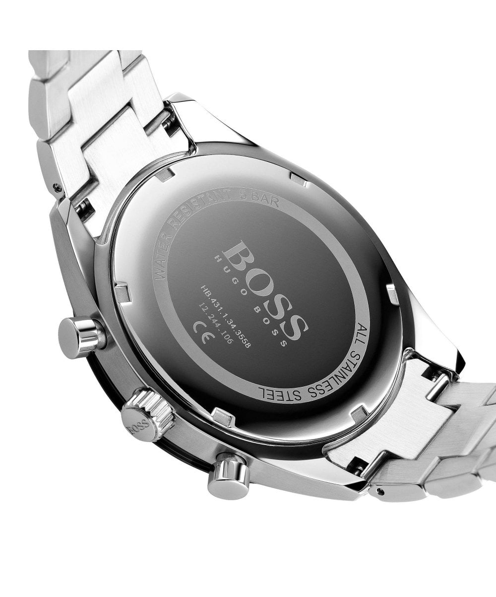 Buy Hugo Boss Mens Quartz Stainless Steel Black Dial 44mm Watch - 1513862 in Pakistan