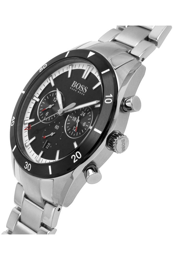 Buy Hugo Boss Mens Quartz Stainless Steel Black Dial 44mm Watch - 1513862 in Pakistan