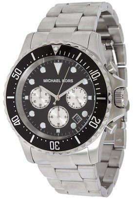 Buy Michael Kors Mens Stainless Steel Black Dial 45mm Watch - Mk8256 in Pakistan