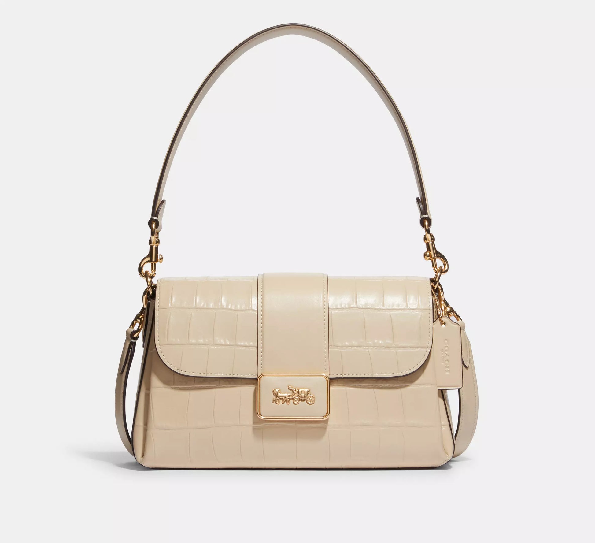 Buy Coach Grace Shoulder Bag Gold Ivory in Pakistan