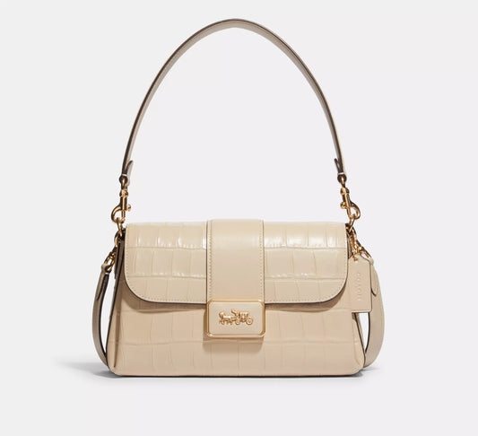 Buy Coach Grace Shoulder Bag Gold Ivory in Pakistan